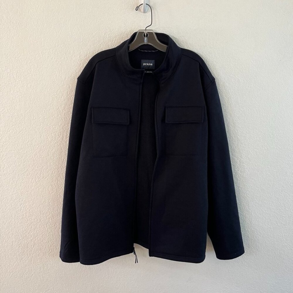 Prana Fall Jacket Wool Blend Zip Up
